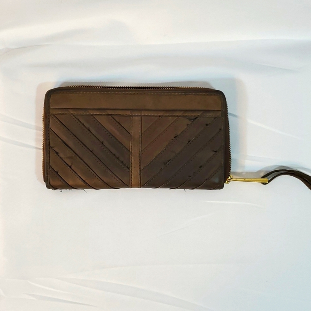 Margot New York Leather Wristlet